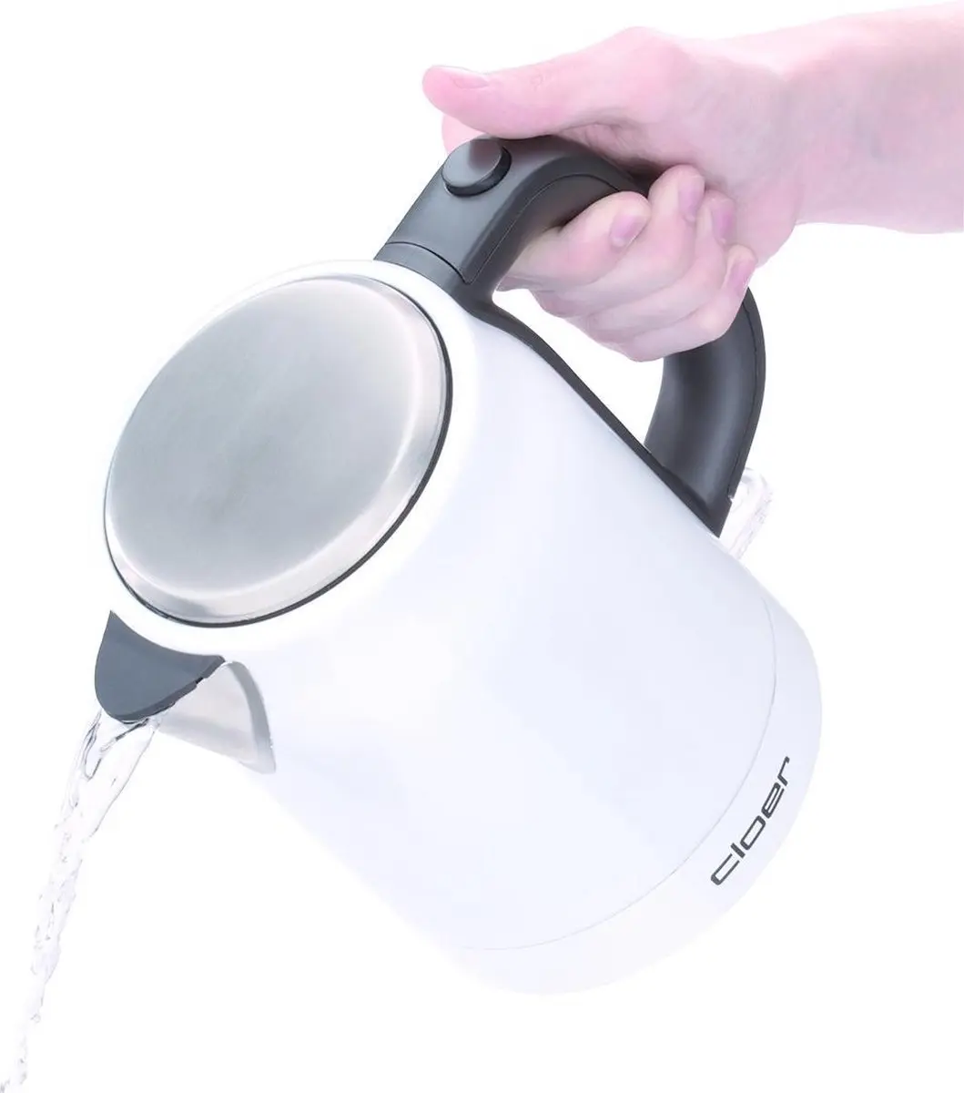 Cloer 4511 Waterkoker 1L - 2200W - Wit