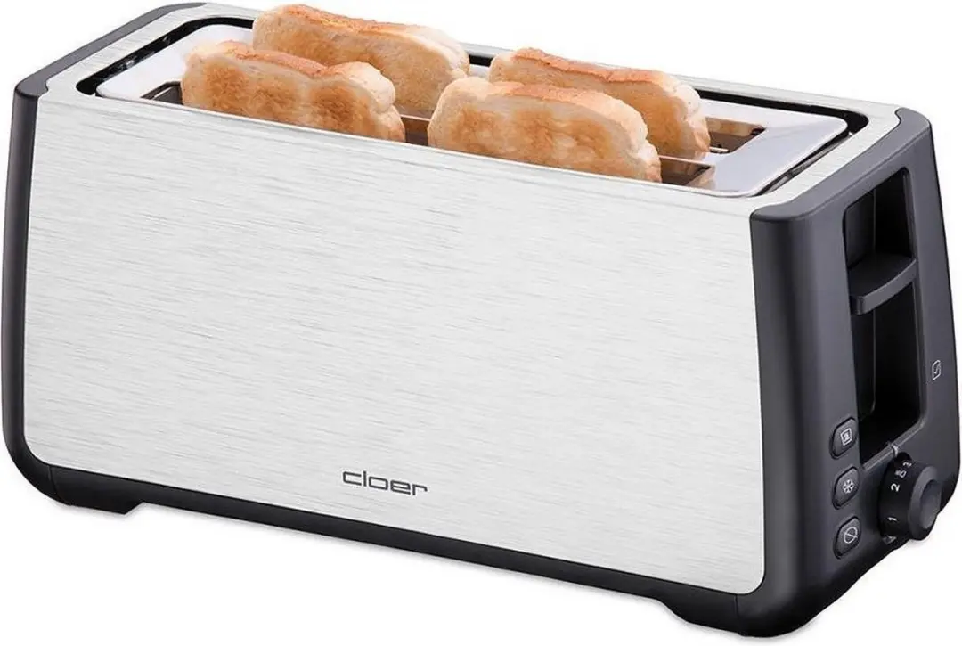 Cloer 3579 Broodrooster 4 Sandwiches 1000W