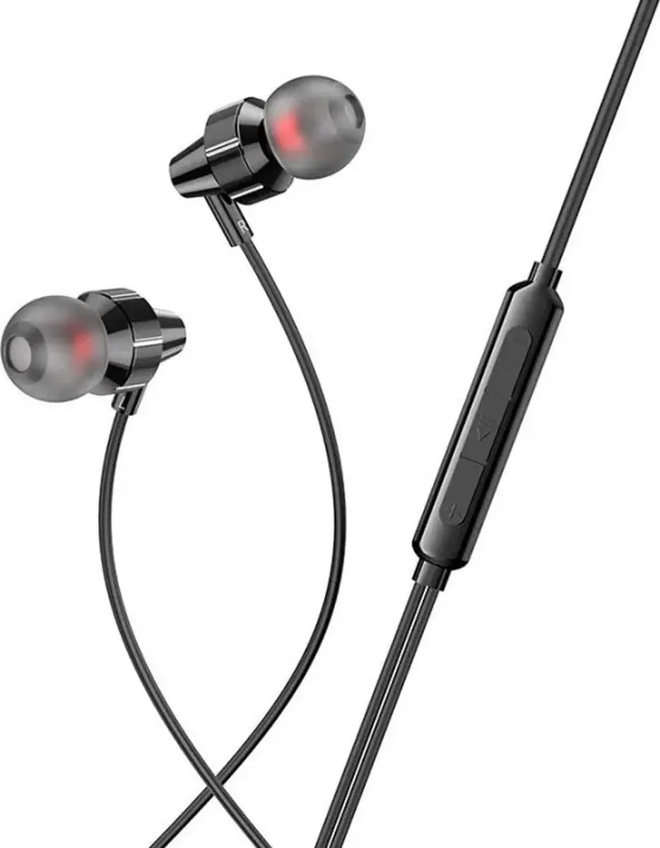 Hoco M90 Delight Oortelefoons - Draad - Zwart