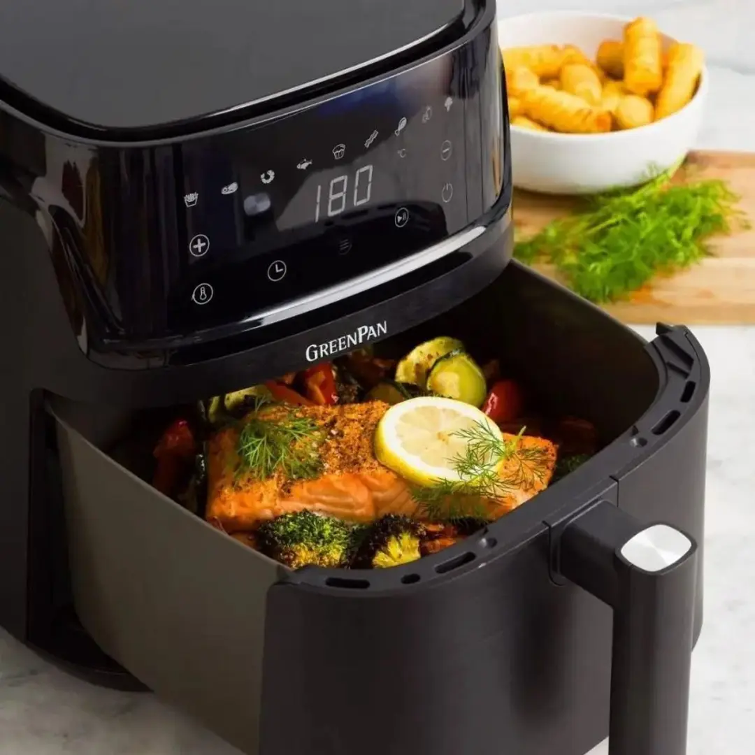 GreenPan SWITCH Airfryer 7,2L - 1650W - Zwart - afbeelding 6 van 6