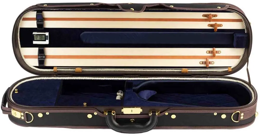 Leonardo VC-LUX-BU Lux Series Vioolkoffer 4/4 - Zwart