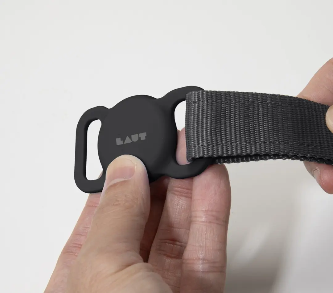 Laut PET TAG AirTag Dierenband - Zwart - afbeelding 6 van 6
