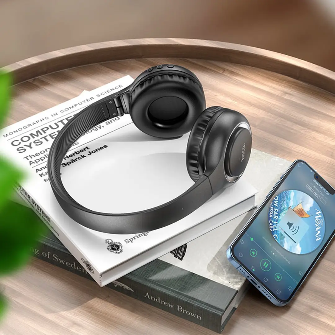 Hoco W41B On-Ear Koptelefoon - Zwart
