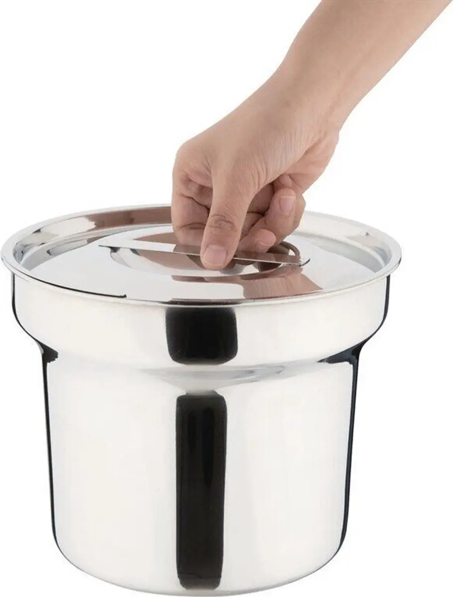 Vogue K081 Bain Marie Pot 4L - Zilver