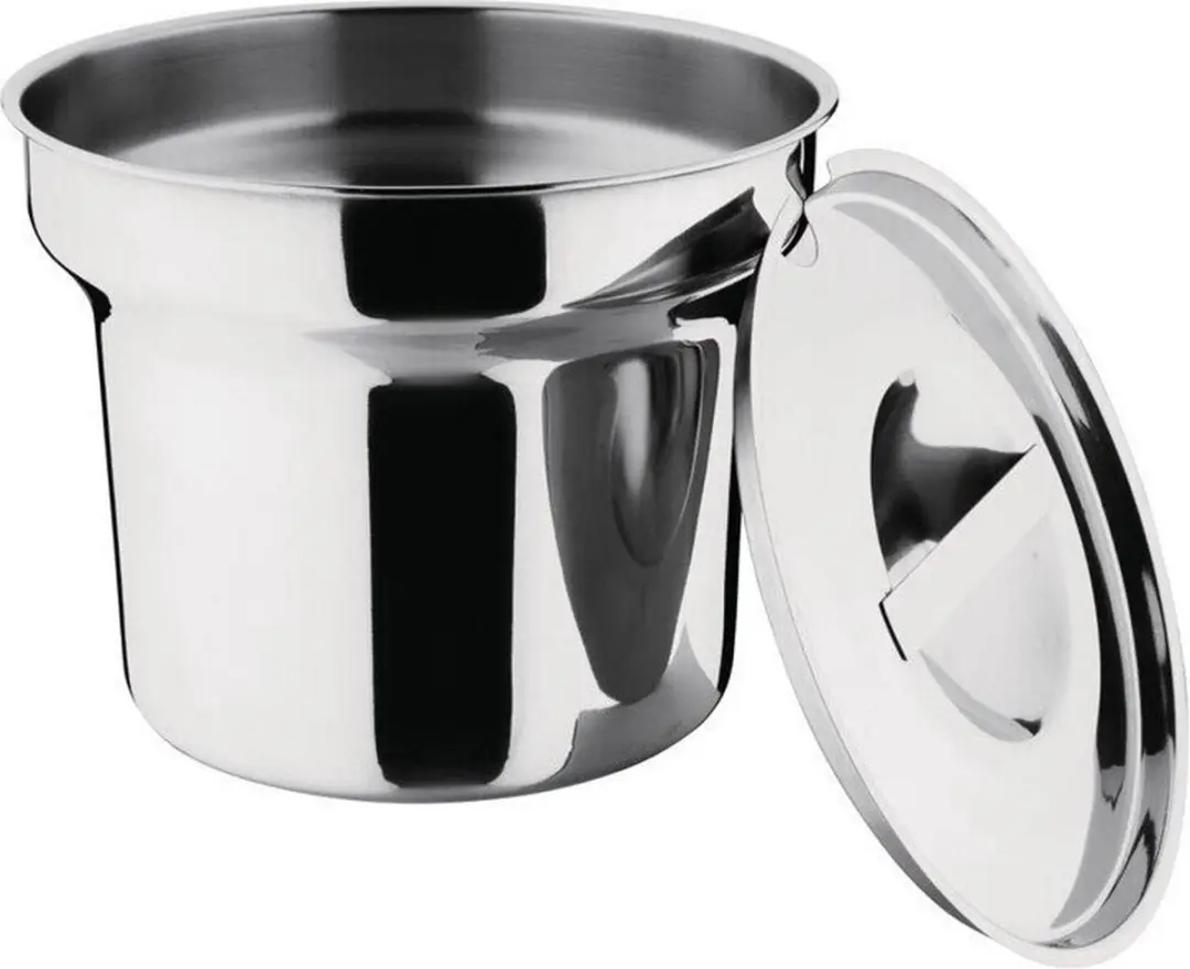 Vogue K081 Bain Marie Pot 4L - Zilver