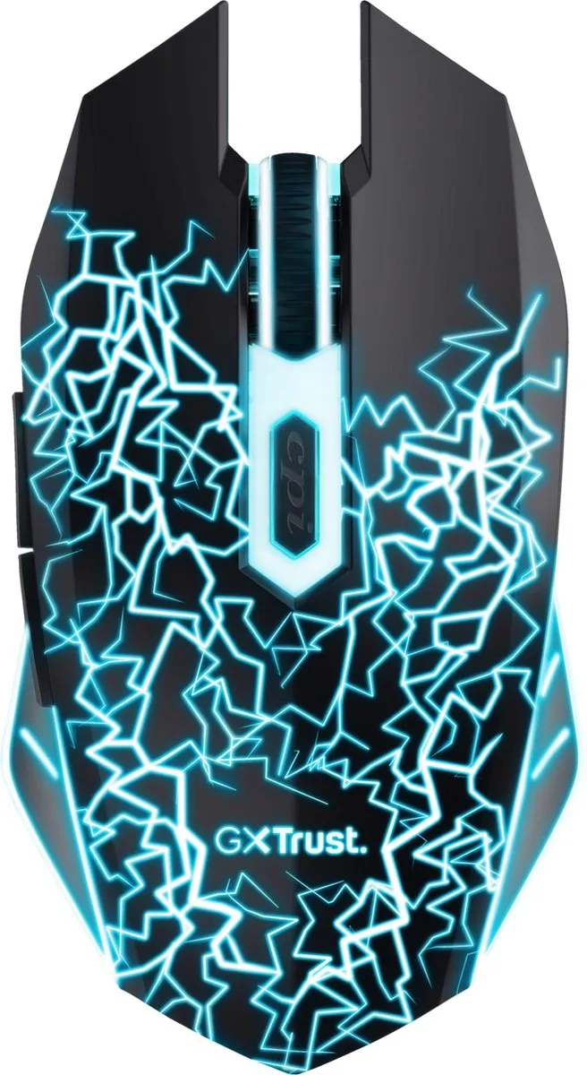 Trust 24750 Draadloze Gaming Muis - 2000 DPI - Zwart