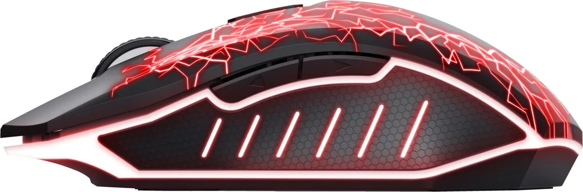 Trust 24750 Draadloze Gaming Muis - 2000 DPI - Zwart
