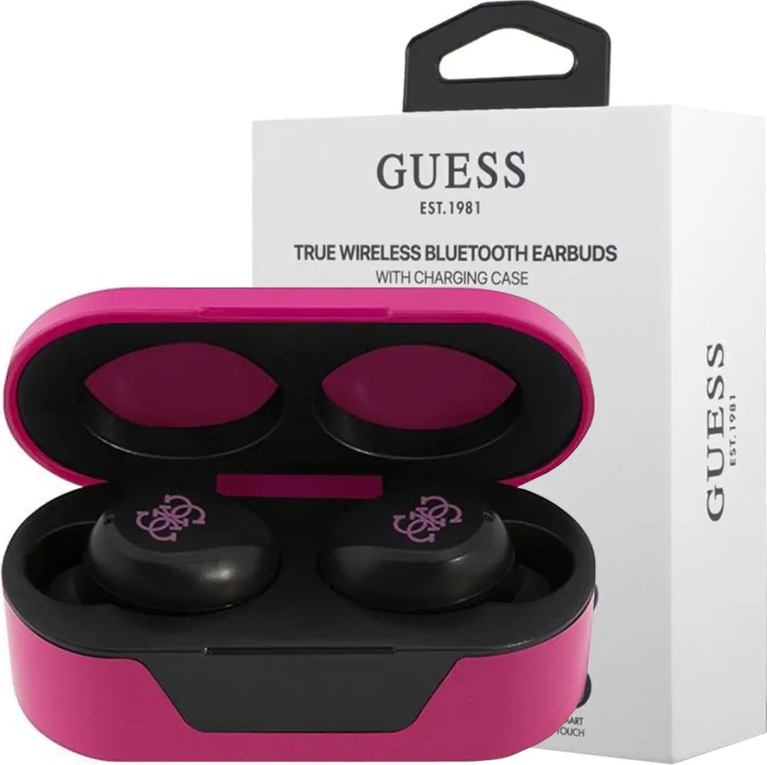 GUESS TWS 3666339128890 Bluetooth Hoofdtelefoon - Magenta