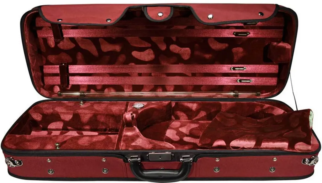 Leonardo VAC-47-RR Pro Series Altvioolkoffer - Rood