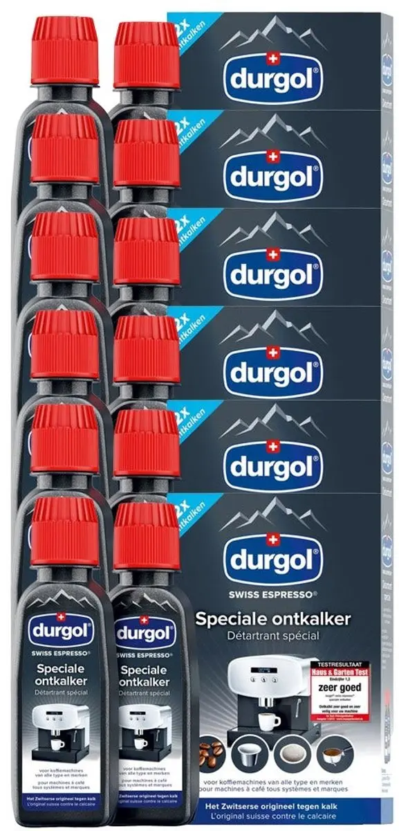 Durgol Swiss Espresso Ontkalker 250ml - Espressomachines