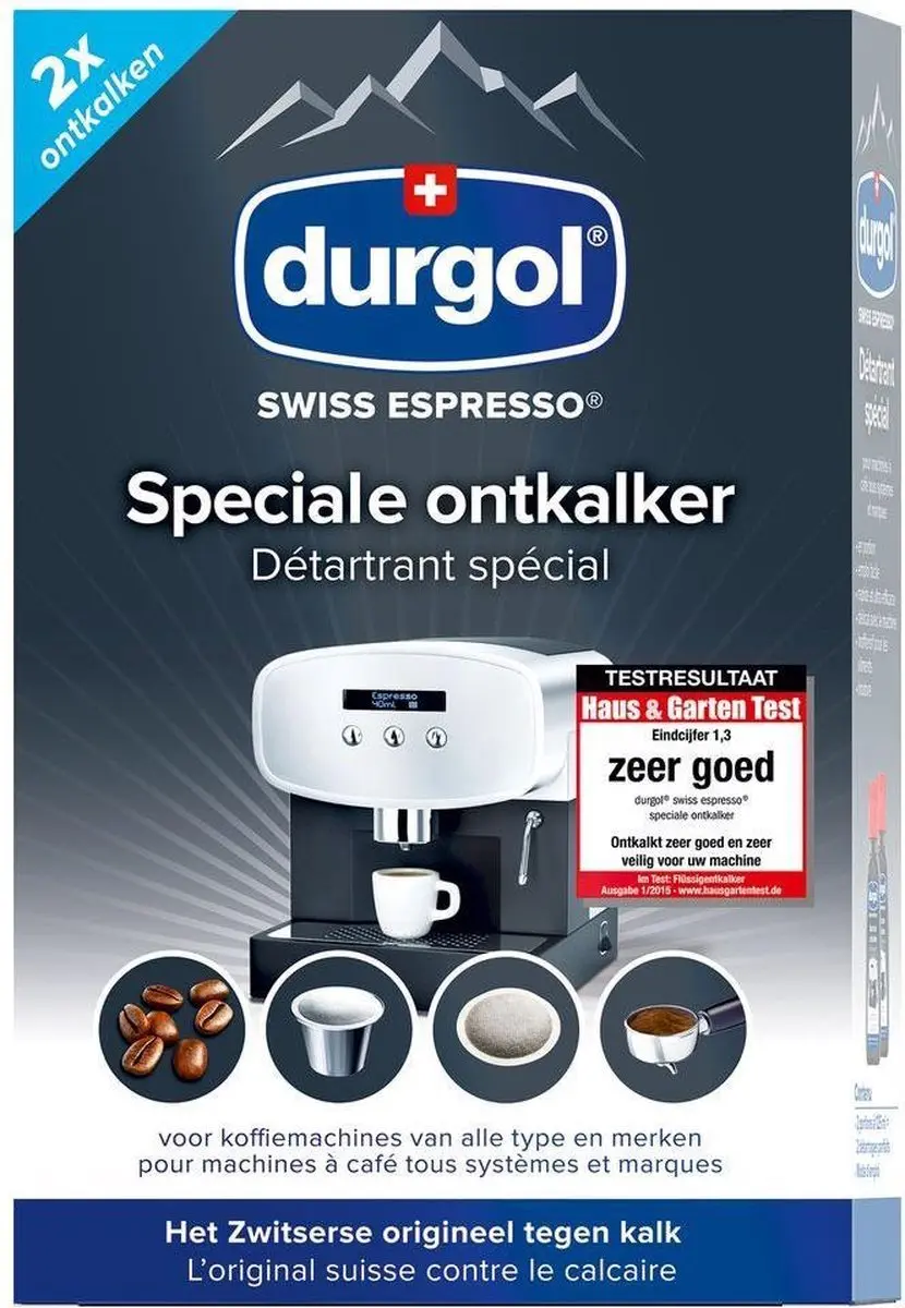 Durgol Swiss Espresso Ontkalker 250ml - Espressomachines