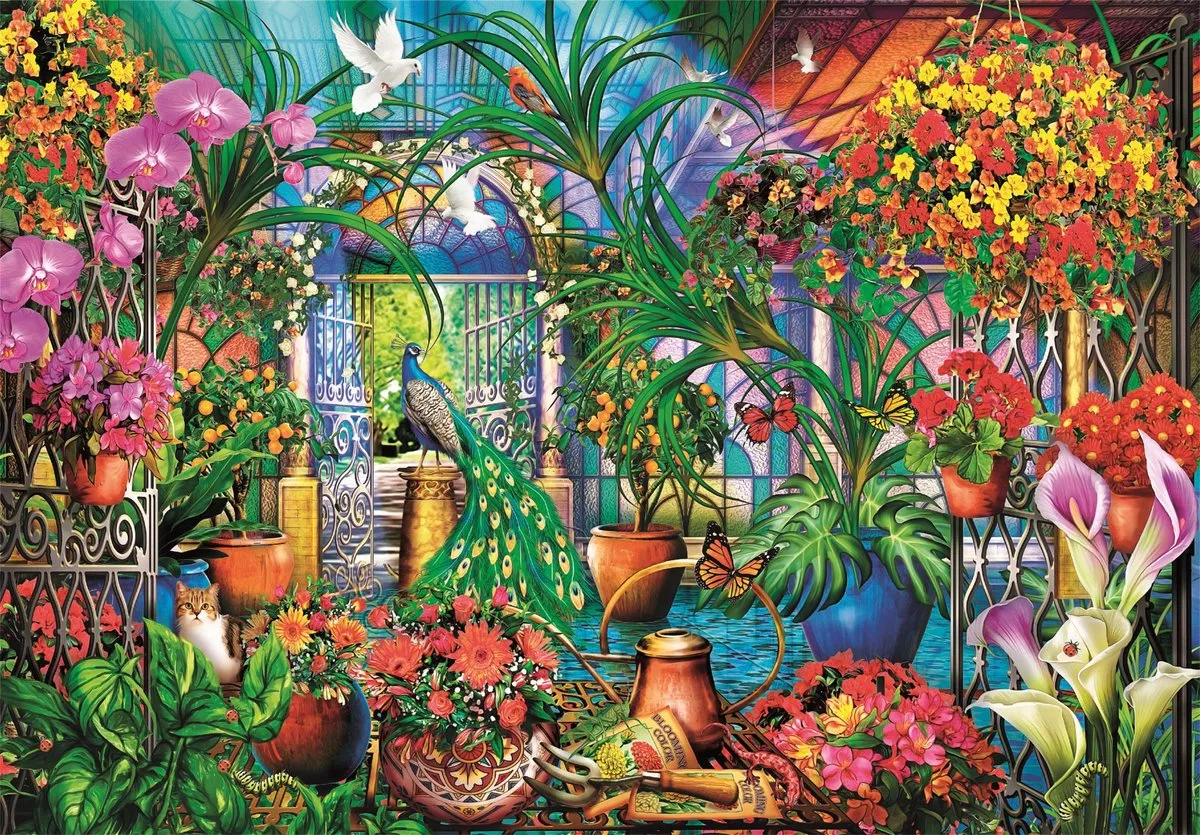 Clementoni De Tuinbewakers Puzzel 500 Stuks - Multikleur
