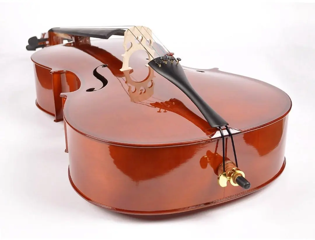Leonardo LC-1034 Cello 3/4 - Nitro Hardhout - inclusief tas en strijkstok