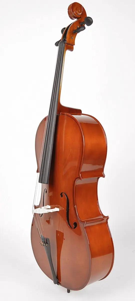 Leonardo LC-1034 Cello 3/4 - Nitro Hardhout - inclusief tas en strijkstok