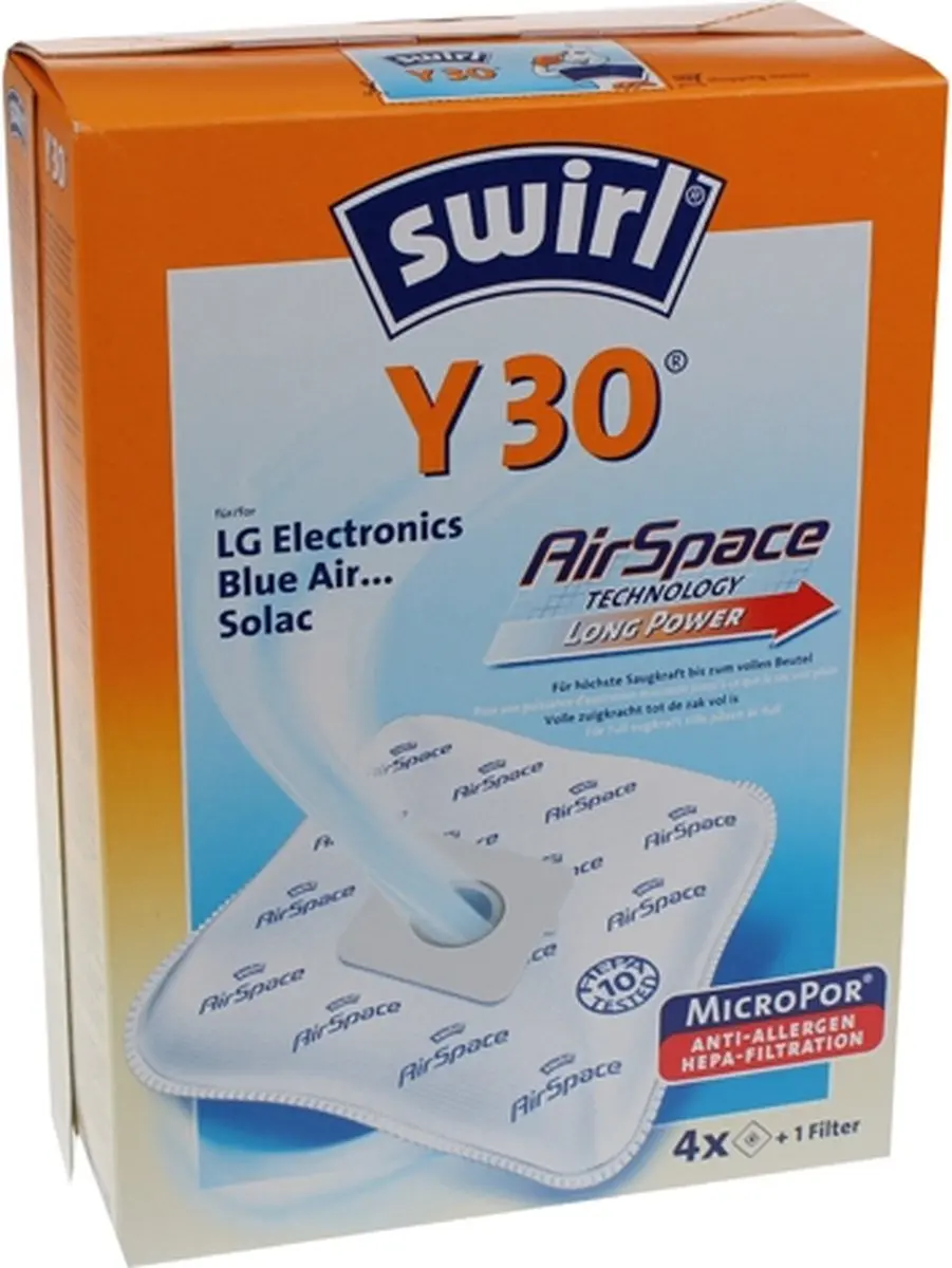 Swirl Y 30 Stofzuigerzakken - Universeel