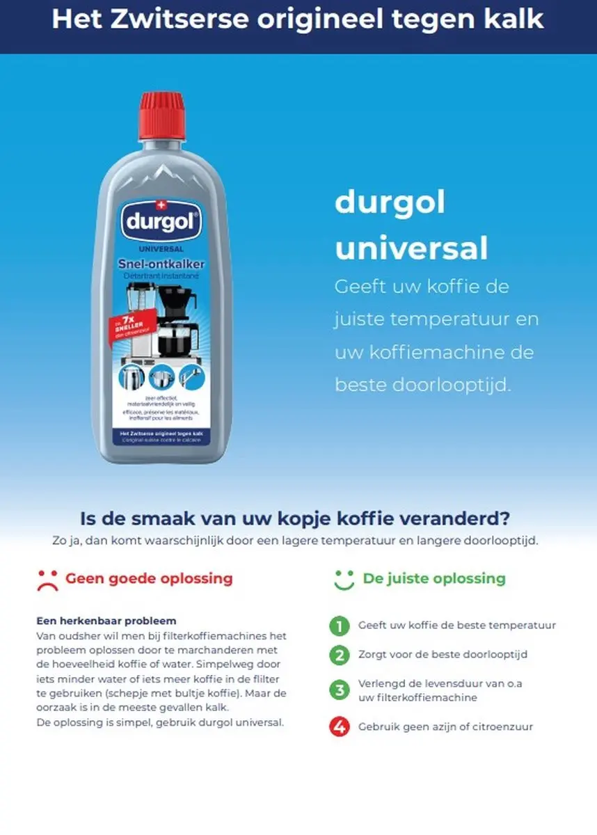Durgol Universal Ontkalker 3x750ml
