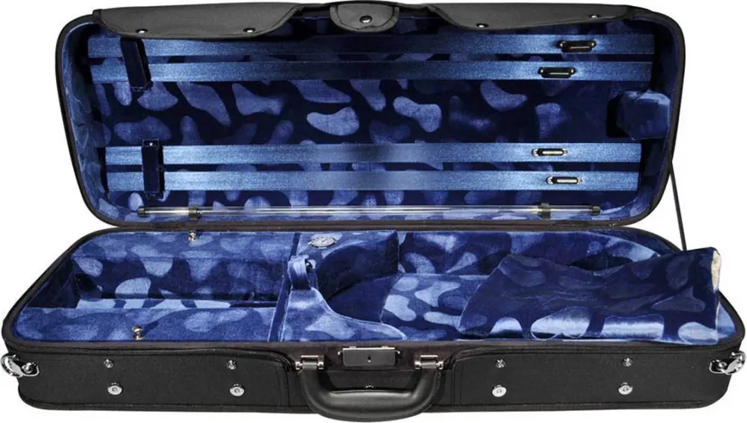 Leonardo VAC-47-BU Pro Series Altvioolkoffer - Zwart/Blauw