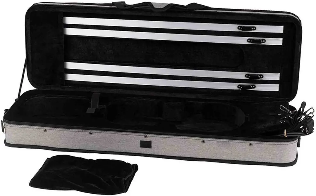 Leonardo Elementary Series OVC40GRBK Vioolkoffer 4/4 - Lichtgrijs