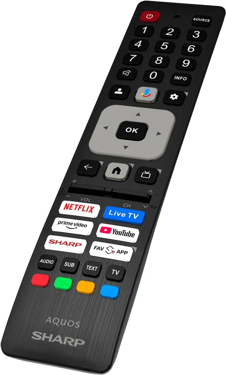 Sharp 50JP7265 50" QLED MiniLED Google TV - Zwart - afbeelding 6 van 6