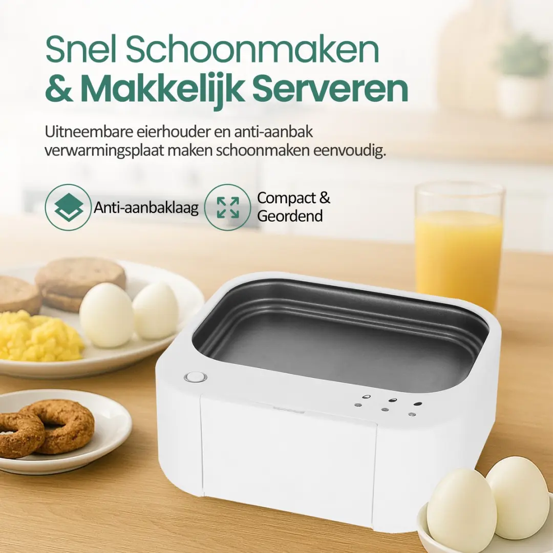 Emerio Smart Eierkoker EB-115560.14 - 6 Eieren - 400W - Wit