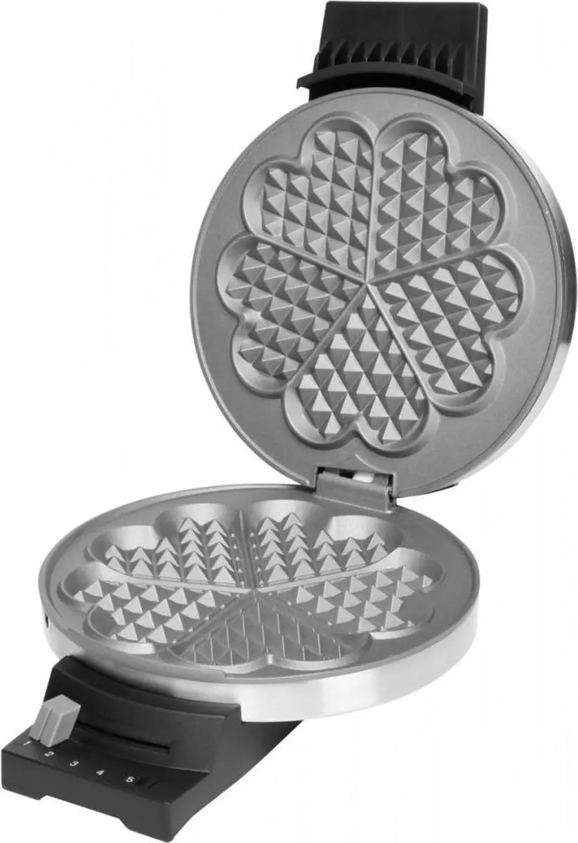Cloer Wafelijzer 189 930W - 2 Platen - Zwart