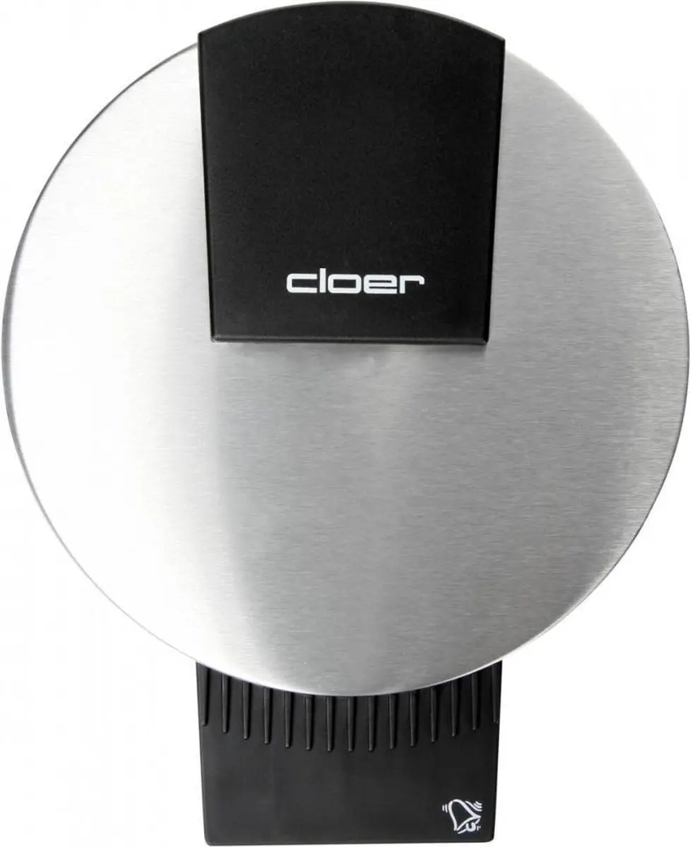 Cloer Wafelijzer 189 930W - 2 Platen - Zwart