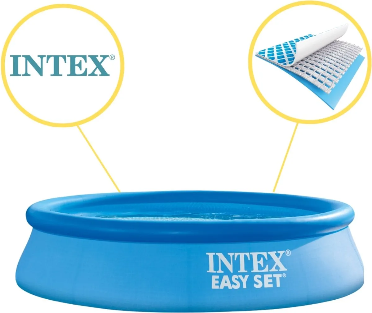 Intex Easy Set 28116NP Opblaaszwembad 305x61cm - Blauw
