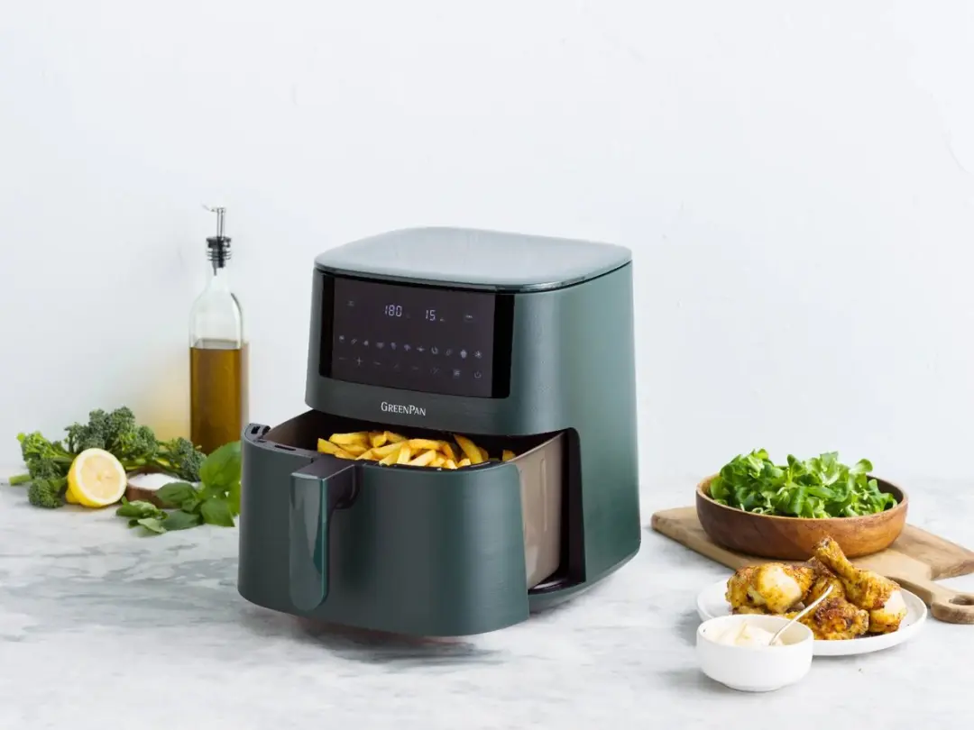 GreenPan Bistro XL Airfryer 7,2L - 1650W - Pine Green