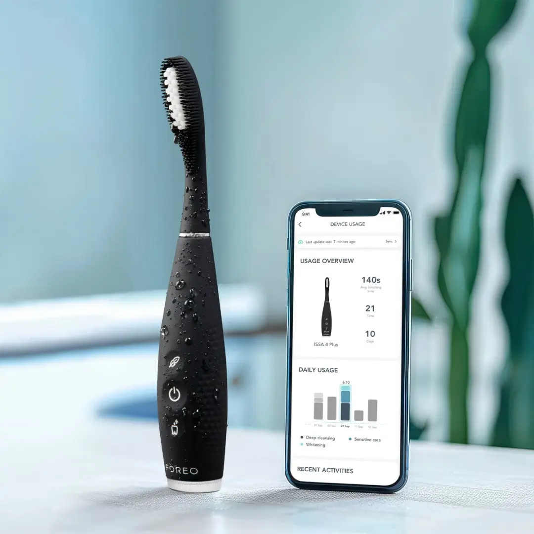 FOREO Issa 4 Plus Sonische Tandenborstel - AI 4-in-1 - Black
