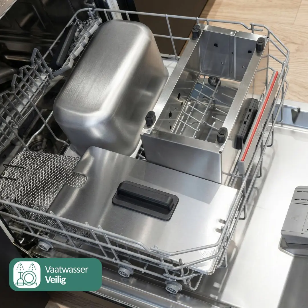 Emerio DF-120485 Dubbele Frituurpan 3300W - 2x3L Zilver/Zwart