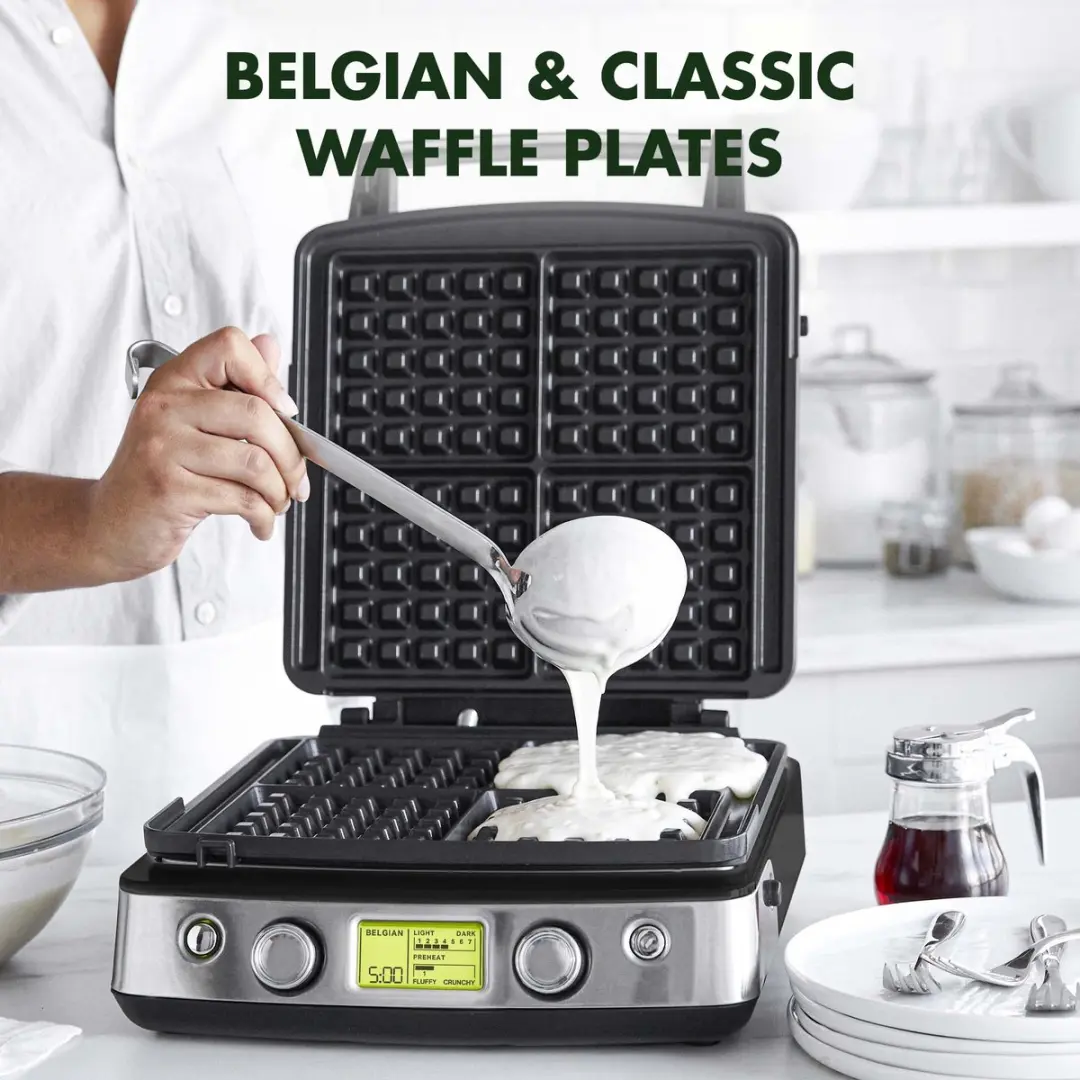 GreenPan CC006812-001 Wafelijzer 1600W - 2 Platen - Zwart