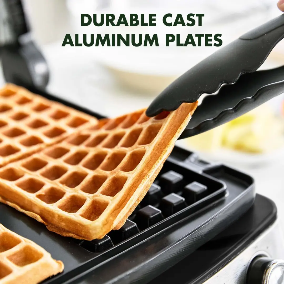 GreenPan CC006812-001 Wafelijzer 1600W - 2 Platen - Zwart