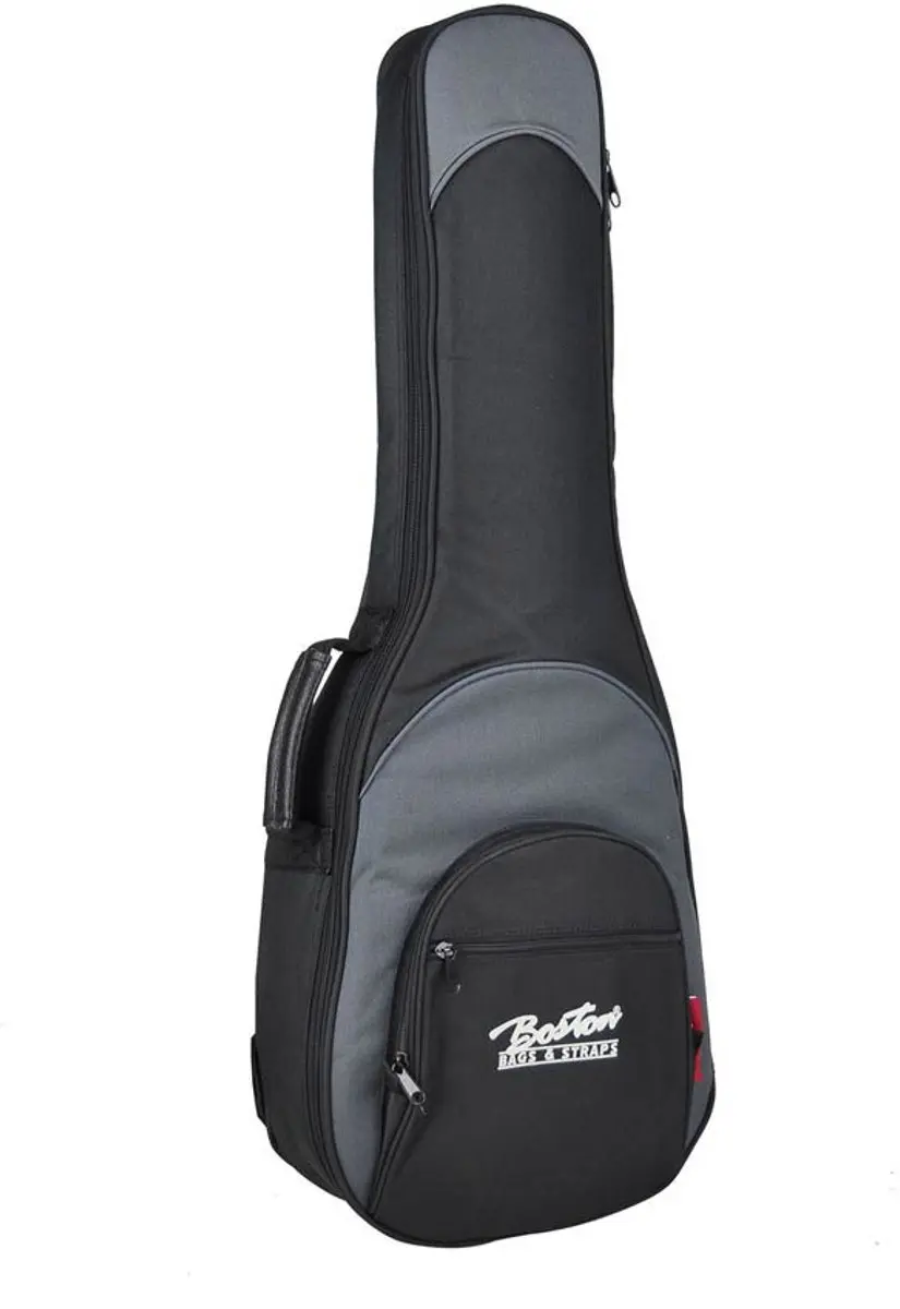Boston UKB-25-BG Super Packer Gigbag Bariton Ukelele - 25mm Voering - Zwart/Grijs