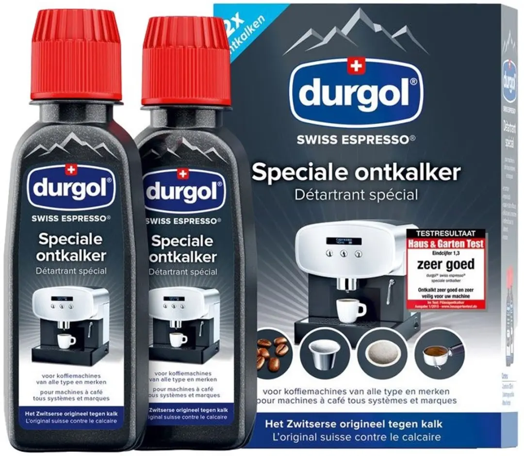 Durgol Ontkalker Swiss Espresso 250ml - 2 Stuks