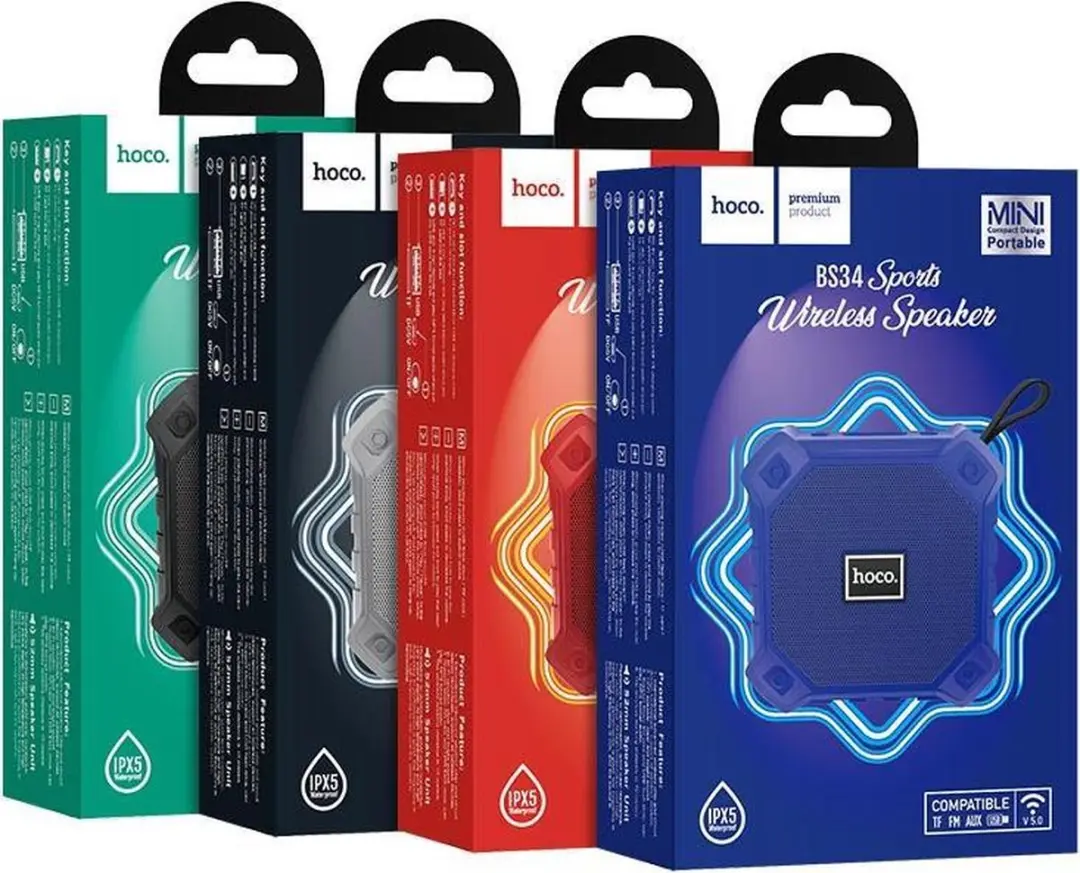 Hoco BS34 Draadloze Bluetooth Speaker - 5W - Zwart