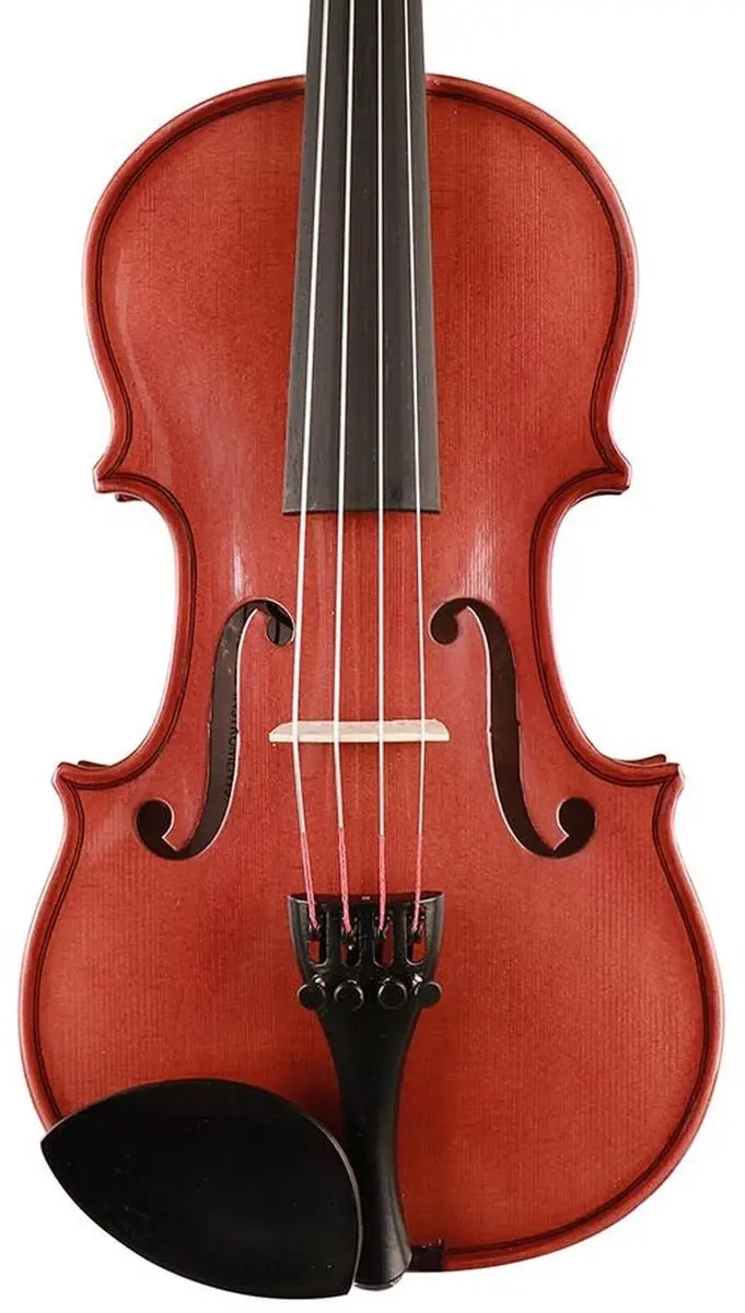 Leonardo LVA-20110 Altviool Set 28cm - Gevlamd Ebben - Compleet