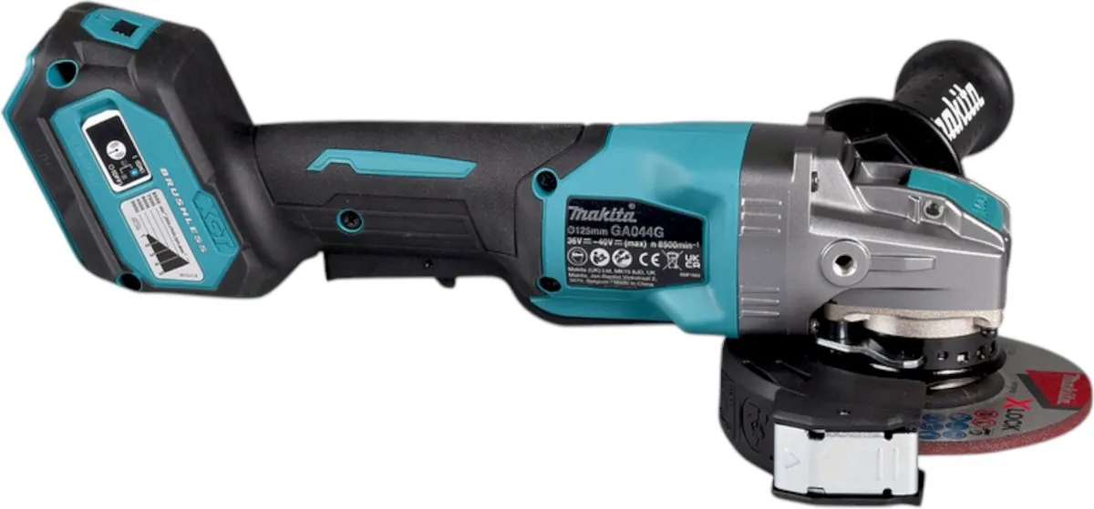 Makita GA044GZ Accu Haakse Slijper 125mm X-LOCK XGT 40V Max