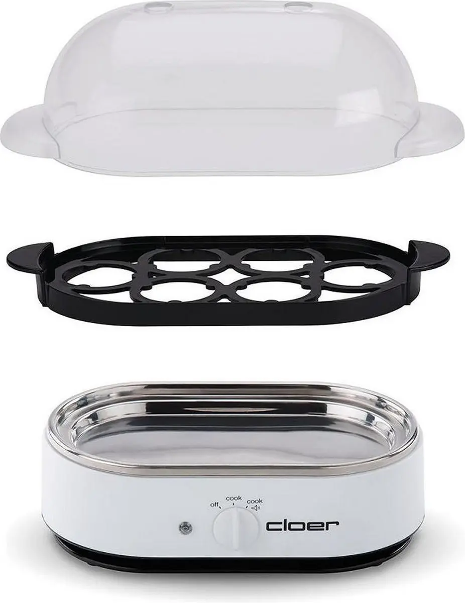 Cloer 6081 Eierkoker (Wit)