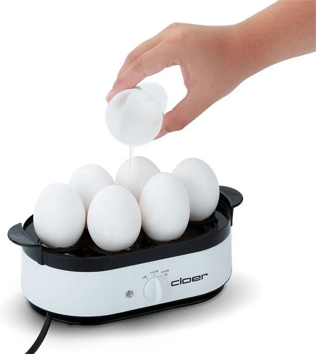 Cloer 6081 Eierkoker (Wit)
