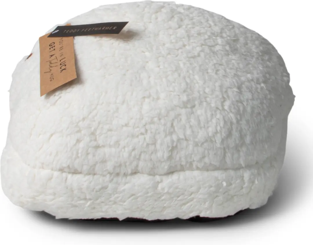 Senza Teddy Voetenwarmer - Wit