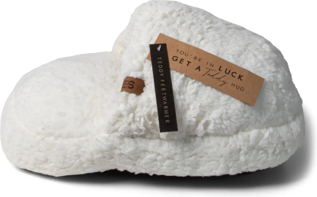 Senza Teddy Voetenwarmer - Wit