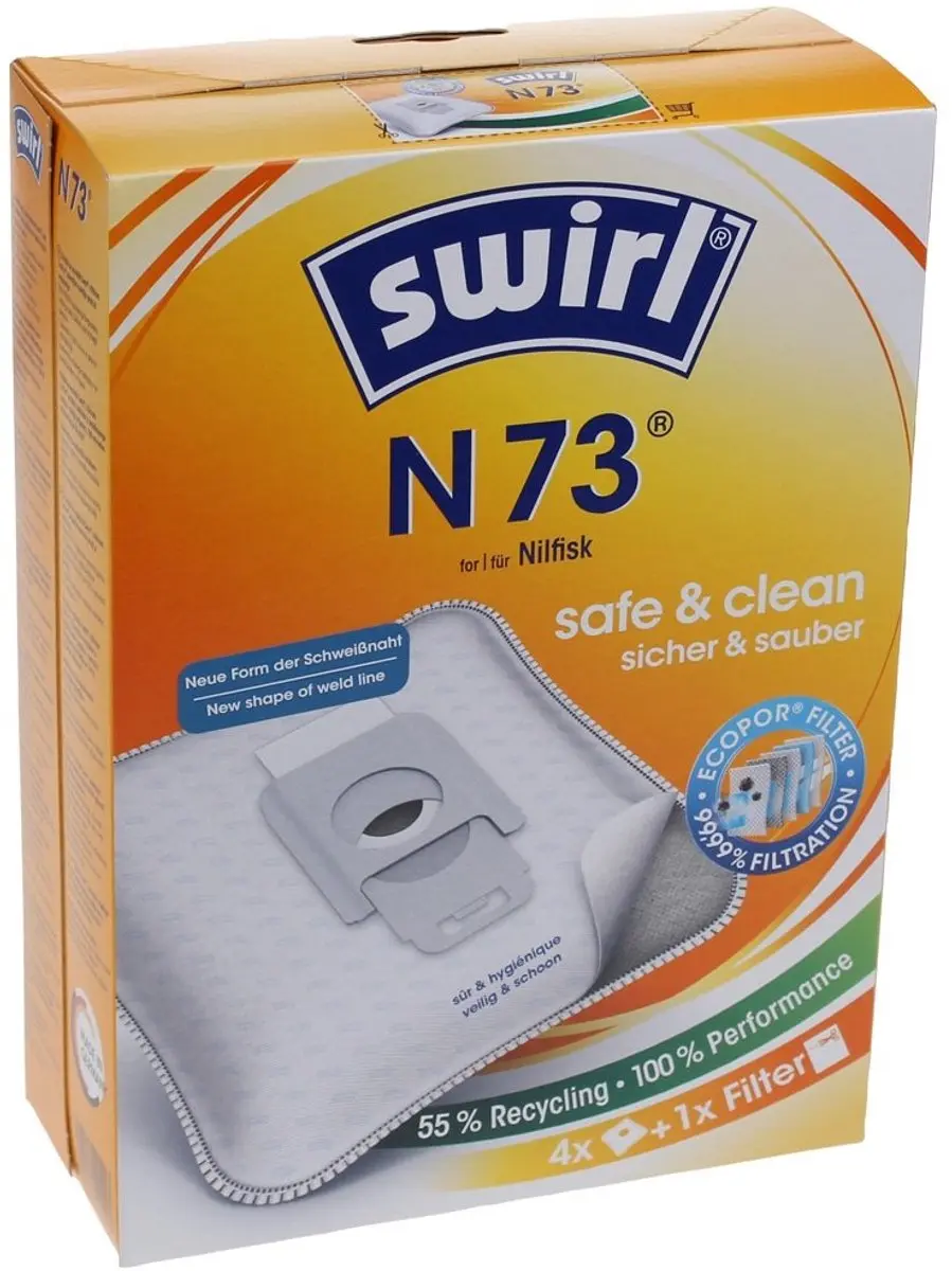 Swirl N 73 Stofzak - 4 Stuks