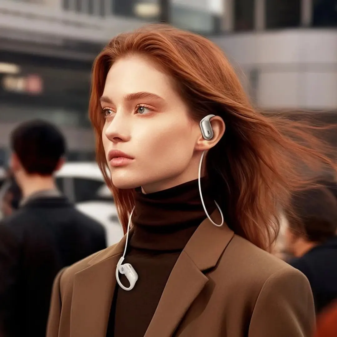 Hoco EA7 TWS Open-Ear Oordopjes - Beige