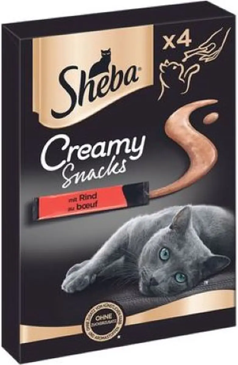 Sheba Creamy Snacks Rund 44 Stuks (11x4)