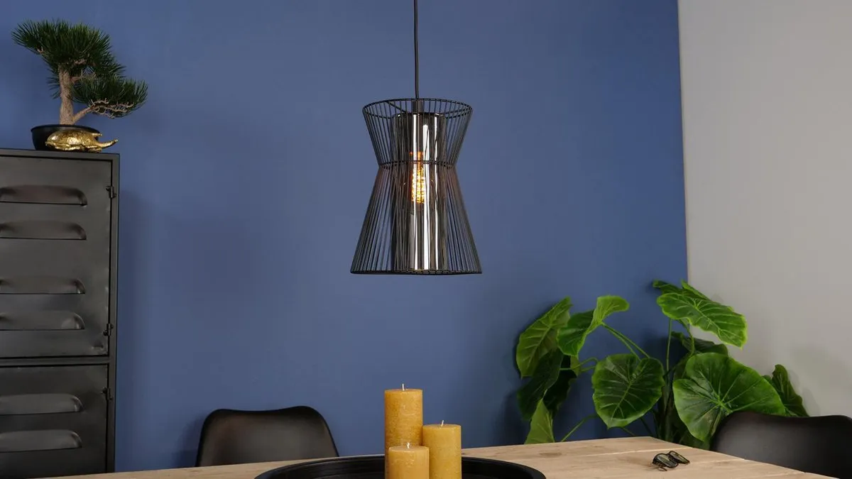 Eglo Maseta Hanglamp E27 - 3 Lichtpunten - Ø22,5cm - Zwart