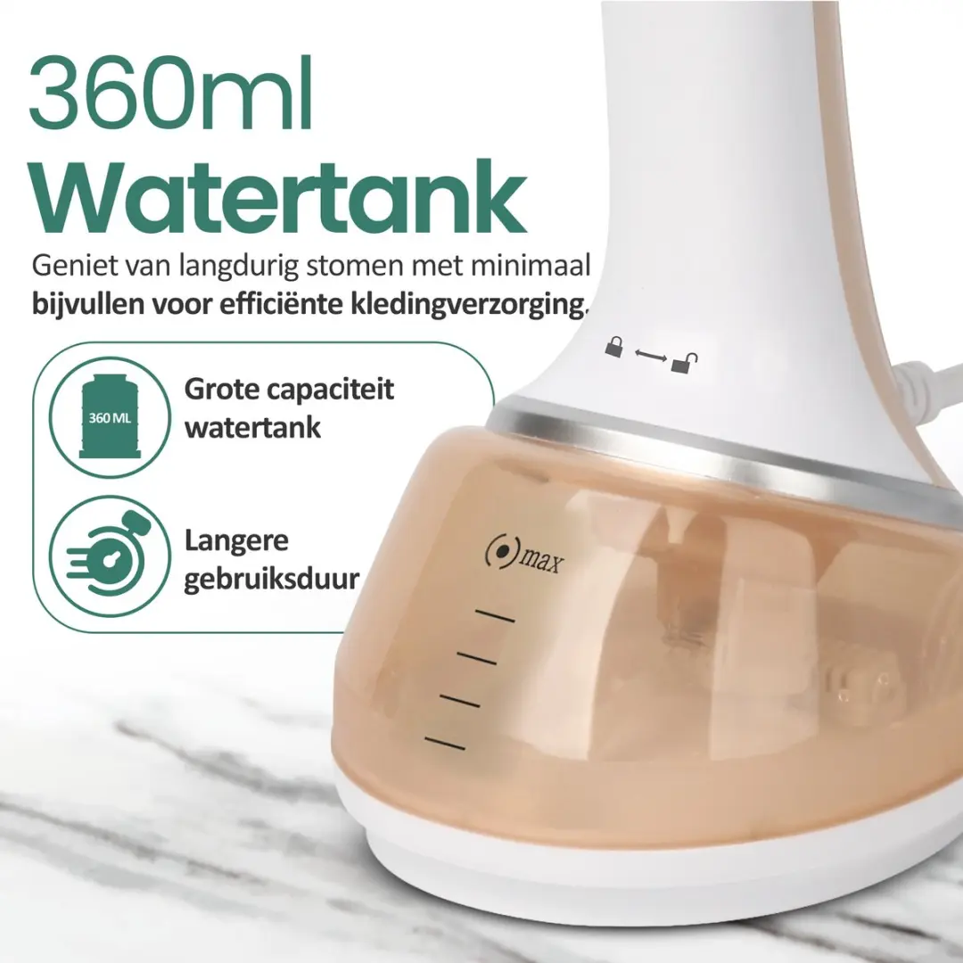 Emerio SB-130292 Stoomontkreuker - 1700W - Reisformaat - Wit
