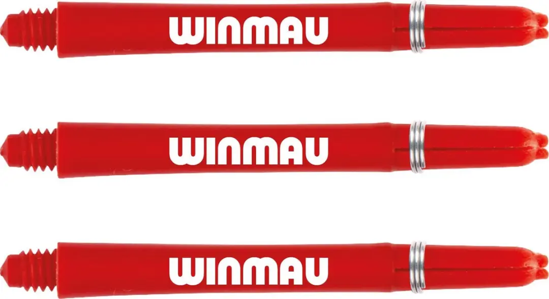 Winmau Dart Shafts Nylon Signature 7010-202 - Rood - Medium