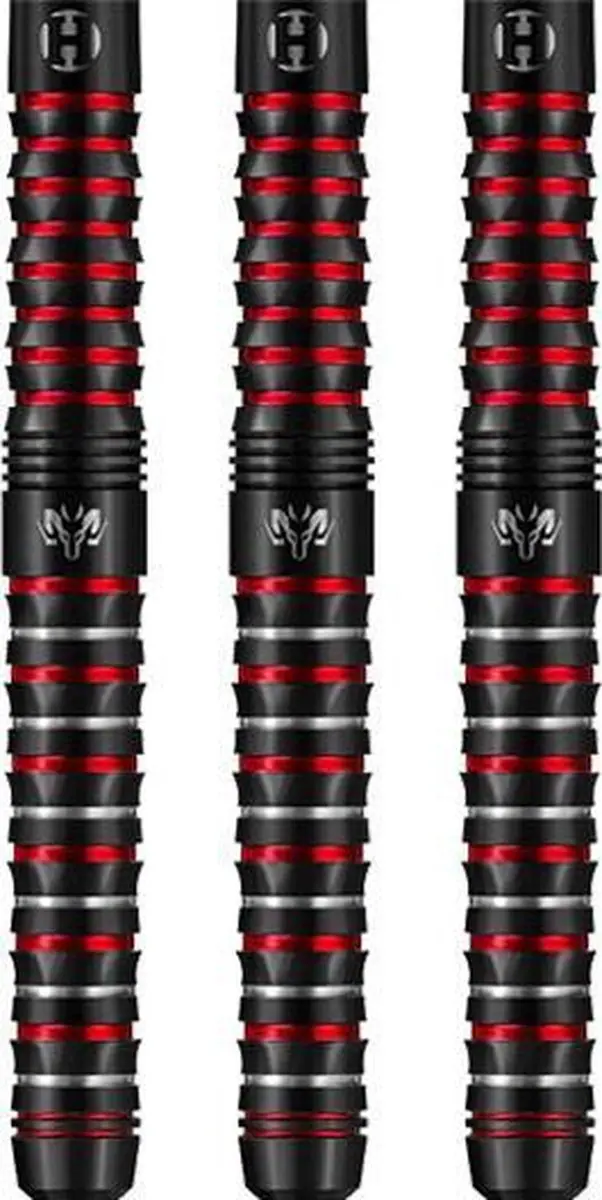 Harrows Wolfram Infinity 26g Tungsten - 3 Stuks - Rood/Zwart