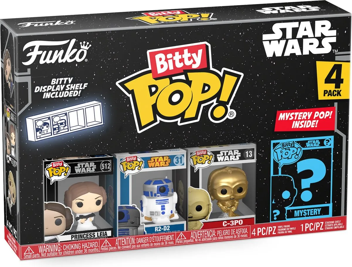 Funko Star Wars Bitty POP! 4-Pack Leia