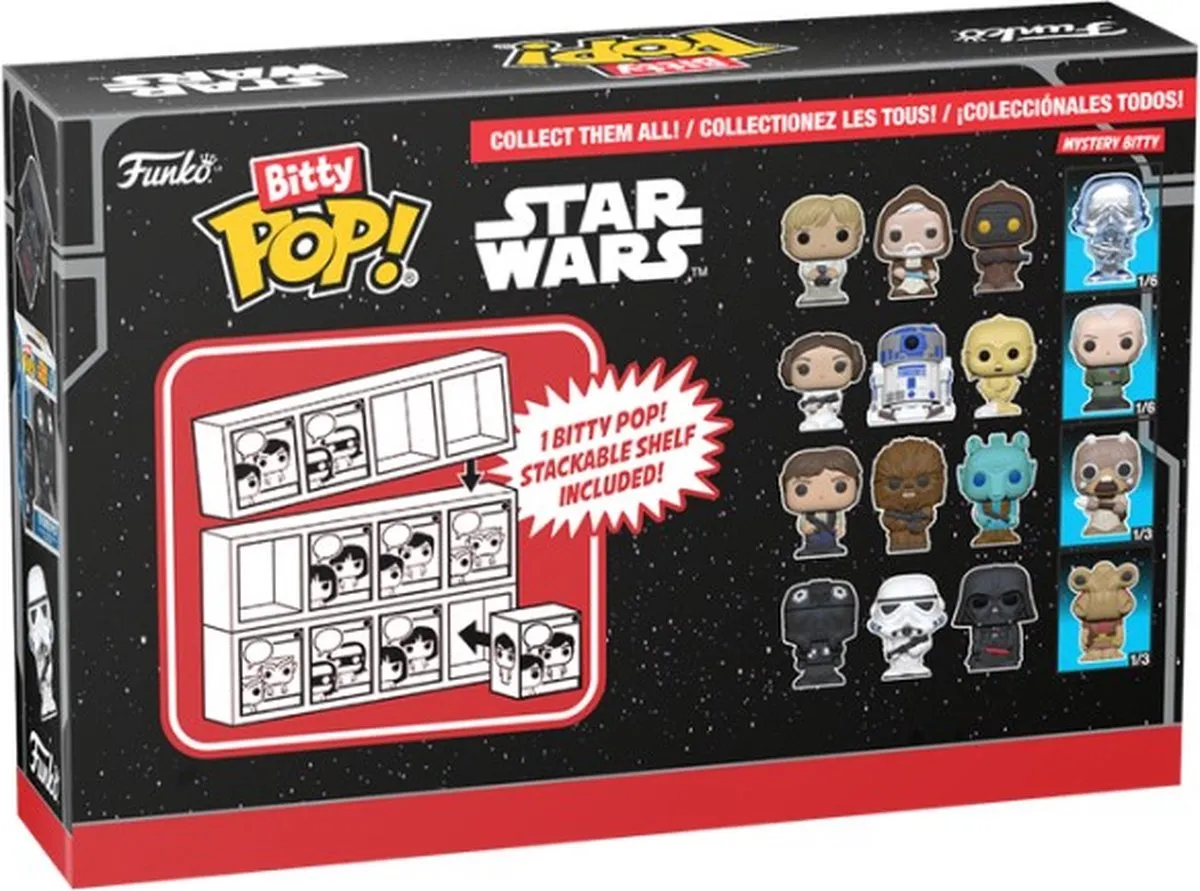 Funko Star Wars Bitty POP! 4-Pack Leia - Multicolours